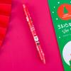 Caneta de gel push de desenho animado de Natal material escolar para estudantes Caneta de água Press criativa preta Caneta de assinatura caneta de água em caixa