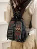 Yue Zi 2026 Otoño Temprano Nuevo Elegante Versátil Simple Casual Gran Capacidad Mezclilla Viaje Textura Retro Mochila