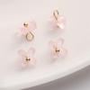 Pendientes de osmanthus de resina de 5-7 mm, tamaño pequeño, hechos a mano, accesorios de flores, pulsera, colgante, accesorios de joyería