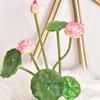 Lótus Simulada Folha de Lótus Decoração para Casa Hotel Escritório Flores Props para Fotografia Ornamentos Flores Artificiais