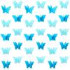 Flor de Mariposa Estéreo 3D DIY Flor de Papel Estéreo de Tres Capas Decoración Colgante Decoración de Boda Fiesta de Cumpleaños