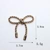 Kuisha moda vintage incrustaciones de diamantes digital 5 Rose Bow funda de teléfono diy aleación accesorios para el cabello material