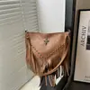 Bolsa de Ombro Casual da Moda Bolsa de Design de Nicho Feminina 2025 Nova Primavera Coreana Bolsa Tote Transversal de Axila