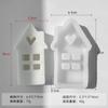 Jiahuimei Casa aromaterapia vela molde de silicone DIY decoração epóxi gesso cimento Love House vela molde