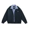 Chaqueta Falsa de Dos Piezas Negra para Mujer, Nueva Tendencia Primavera y Otoño 2025, Chaqueta de Cuadros Estilo Chino