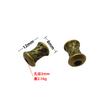 Bronze Antigo Estilo Retro Bead Balde Bead Straight Straight Tube Acessórios DIY Beaded Colar Pulseira Jóias Acessórios Material