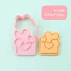 Molde para Galletas de Dibujos Animados Oso Arcoíris Simulación de Tiempo en Familia Herramienta Creativa DIY para Hornear Galletas