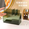 Caja de Almacenamiento para Cosméticos Gabinete de Espejo para Baño Caja de Almacenamiento Artefacto Transparente de Almacenamiento para Baño Caja de Almacenamiento para Escritorio de Dormitorio