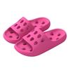 Zapatillas de baño antideslizantes para mujer, de verano, para interior, para baño, huecas, de secado rápido, cómodas para el hogar y parejas