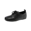 Zapatos planos tipo Mary Jane sin cordones, estilo coreano, con diseño de puntera partida falsa, para mujer, nuevo modelo otoño 2026, elegantes y casuales, con cordones