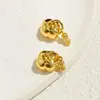 Acessórios de Cobre 14K Dourado com Alta Retenção de Cor Incrustados com Zircônia Borla Borlas de Contas para Elevar Bom Pêssego Amendoim Pingente Joias Feitas à Mão