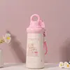 Nueva taza aislada de acero inoxidable 316 con compartimento para té, portátil con correa para llevar, taza de beber directa, vaso de agua para niños al aire libre