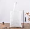 Venta al por mayor de bolsas de lona con cordón de algodón, en blanco, para guardar joyas con dibujos animados y logotipo impreso.