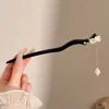 Pasador de Borlas Estilo Chino para Peinados Recogidos, Versátil Pasador de Madera de Nicho, Accesorio para el Cabello, Nuevo Pasador Antiguo Estilo Chino, Al por Mayor