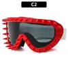 Gafas de Esquí de Montañismo Nuevas de Invierno Europeas y Americanas, Gafas a Prueba de Viento para Motocicleta, Gafas de Sol Deportivas Coloridas Antirreflejos