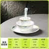 Juego de vajilla de melamina para hot pot, hoteles y restaurantes, incluyendo tazones, platos, tazas y cucharas resistentes al calor, al por mayor para uso comercial