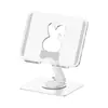 Soporte de Teléfono de Escritorio de Conejo Lindo Rotación de 360 Grados Plegable Disipación de Calor Soporte Universal para Tableta Persona Perezosa Viendo Series