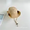 Sombrero de sol de verano para exteriores para salidas, pesca, senderismo, sombrero de pescador a prueba de viento, sombrero de sol unisex estilo coreano