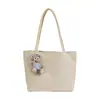 Bolsa de Lona de Nylon de Grande Capacidade Feminina 2026 Nova Versátil Fashionável Bolsa Feminina Bolsa Tote Casual Bolsa de Ombro Único para Viagem