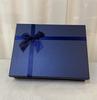 Caja de Regalo Azul Caja de Regalo Souvenir Caja Vacía Bufanda Sentido de Ritual Simple Caja de Embalaje Grande Registro Personalizado