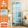 Armário Artesanal Vitrine de Vidro Armário de Dor com Fechadura e Porta Estante à Prova de Poeira Modelo Transparente Armário de Armazenamento Rack de Armazenamento de Brinquedos
