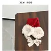 Ropa de Año Nuevo Orejeras de Felpa Rojas para Niños Orejeras con Lazo Lindo Suaves y Lindas Calientes para Bebé Otoño e Invierno Orejeras