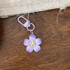 Llavero de Color Sólido Flor de Cerezo Ins Primavera Chica Suave Colgante de Flor Chica Dulce Accesorios para Estudiantes Regalo