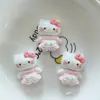 Acessórios de Resina Brilhantes do Gato Kt Boneca de Desenho Animado Decoração de Pingente DIY Materiais Atacado Materiais para Sapato com Furo