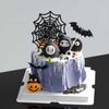 2025 Halloween Decoración Divertida de Pastel Fantasma Diablo Adorno Gato Negro Murciélago Telaraña Vacaciones Disfraz Tarjeta