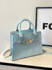 Bolsa de Mão Casual Color-Blocking da Moda 2025 Nova Bolsa de Ombro Transversal para Mulheres com Cinto Estiloso Simples de Grande Capacidade e Superfície Macia