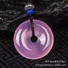 Pingente de Ágata do Brasil Jade de Gelo Calcedônia Rosa Cuia Unissex Jade Buda Maitreya Fivela de Segurança Pingente Ornamentos Atacado