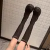 Botas Altas Francesas para Mujer 2026 Nuevo Otoño/Invierno de Gama Alta Modernas de Caña Alta Elásticas Adelgazantes Ajustadas Botas de Jinete