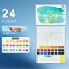 Pintura gouache de 36 colores al por mayor para principiantes, paleta de arte portátil con cuadrícula