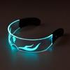 Gafas Nezha Cyberpunk LED de Colores Brillantes con Sentido de la Tecnología, Populares en Redes Sociales, Adecuadas para Bares Discoteca
