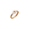 Anillo de Carcasa de Madre Perla Blanca Natural con Letra Redonda de Marca Estilo Japonés y Coreano Anillo de Viento Frío Comida Anillo para Mujeres
