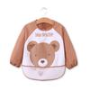 Avental Infantil Outono e Inverno Novo Material Impermeável Bolso para Comida de Bebê Guardanapo de Saliva Babador Fabricante Estilo Colete