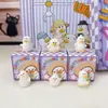 Juguete Creativo de Moda Dibujo Animado Figura Linda Frijol Pequeño Lindo Caja Sorpresa Adorno Mini de Escritorio Exquisito Juguete Pequeño Sorpresa para Niños