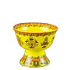 Cuenco de Cerámica de Xizang con Ocho Tesoros, Cuenco para Mesa de Restaurante, Cuenco Auspicioso de Ofrenda Estilo Xizang Ocho Estilos Étnicos, Taza de Té, Cuenco de Arroz con Té de Mantequilla