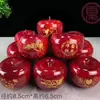 Adornos de Manzana de Madera Maciza, Artesanías de Secuoya, Decoraciones Navideñas Hechas a Mano para Nochebuena, Regalos, Accesorios, Madera al por Mayor