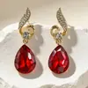 Brincos de Cristal Gota d'Água Adequados para o Verão, Novo Design da Moda, Brincos Populares Online, Brincos Quentes de Venda Transfronteiriça