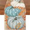 Camino de Mesa de Lino Otoñal Más Vendido de Amazon Acción de Gracias Nuevo Hoja de Arce Calabaza Decoración de Mesa Venta Directa de Fábrica