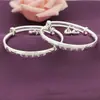 Pulsera para bebé de plata de ley plata de ley 999 inteligente láser saludable feliz con Campana estilo étnico luna llena regalo