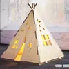 Luz Noturna de Tenda de Madeira Amazon Tenda de Acampamento Velas de Madeira de Natal Abajur Decoração de Casa