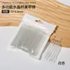 Palo de Cristal para Uñas Herramienta para Uñas Palo para Descargar Uñas Madera de Naranja Plástico Palo de Madera Pequeño Palo de Madera para Descargar Uñas Gel de Gelatina para Eliminar Piel Muerta