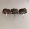 Cabezal de Lijado Cilíndrico con Mango, Disco de Aletas para Pulido y Lijado de Metal y Madera con Vástago de 6 mm, Cabezal de Lijado Eléctrico, Cabezal de Lijado de Aleación