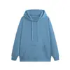 Logo personalizado, exportación transfronteriza europea y americana, sudadera con capucha de estilo japonés minimalista para otoño/invierno de corte holgado, sudadera retro americana con forro polar para hombre