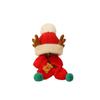 Gorro y Bufanda Integrados para Niños de Otoño e Invierno Cálido de Invierno Año Nuevo Rojo Niña Bebé Gorro de Lana para Bebé Venta al por Mayor