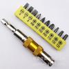 Varilla de Extensión Multiángulo de 1/4" 6.35mm Liberación Rápida Auto-Bloqueante Magnética Hexagonal Direccional