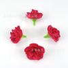 Simulación Cabeza de flor rosa de 3 cm accesorios hechos a mano arreglo floral flor de seda decoración de boda utilería para diseño de escena flores falsas al por mayor