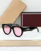 Jmm Rollingsun Moda Europea y Americana Nueva Lujo Gafas de Sol con Montura Redonda Turquesa Anti-UV Gafas de Sol de Moda